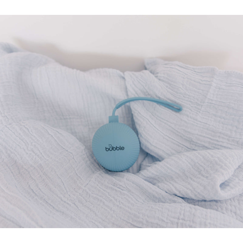 Bubble Silicone Pacifier Holder - Blue