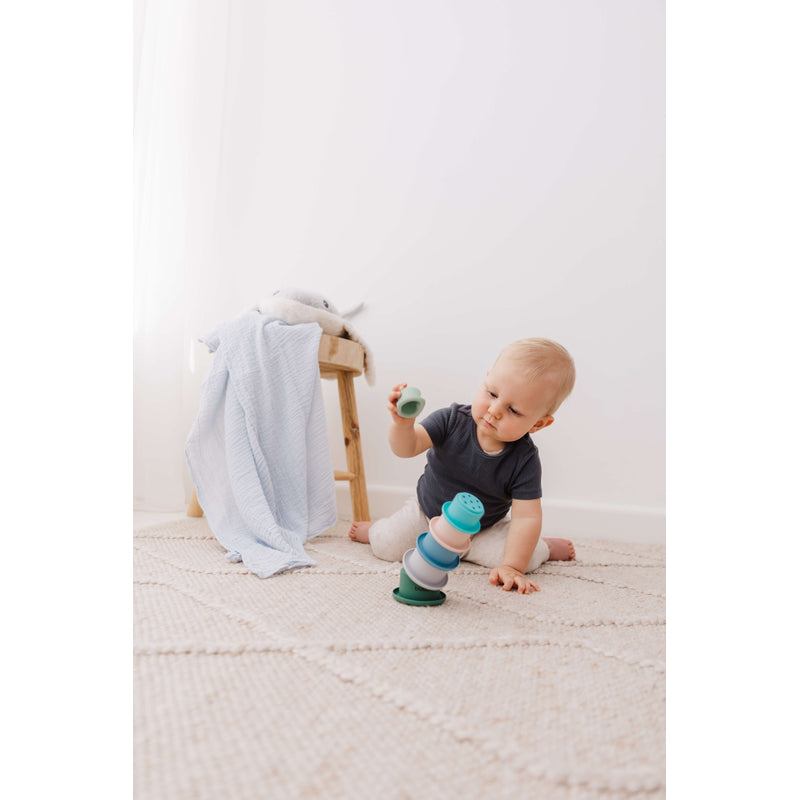 Bubble Silicone Stacking Cups