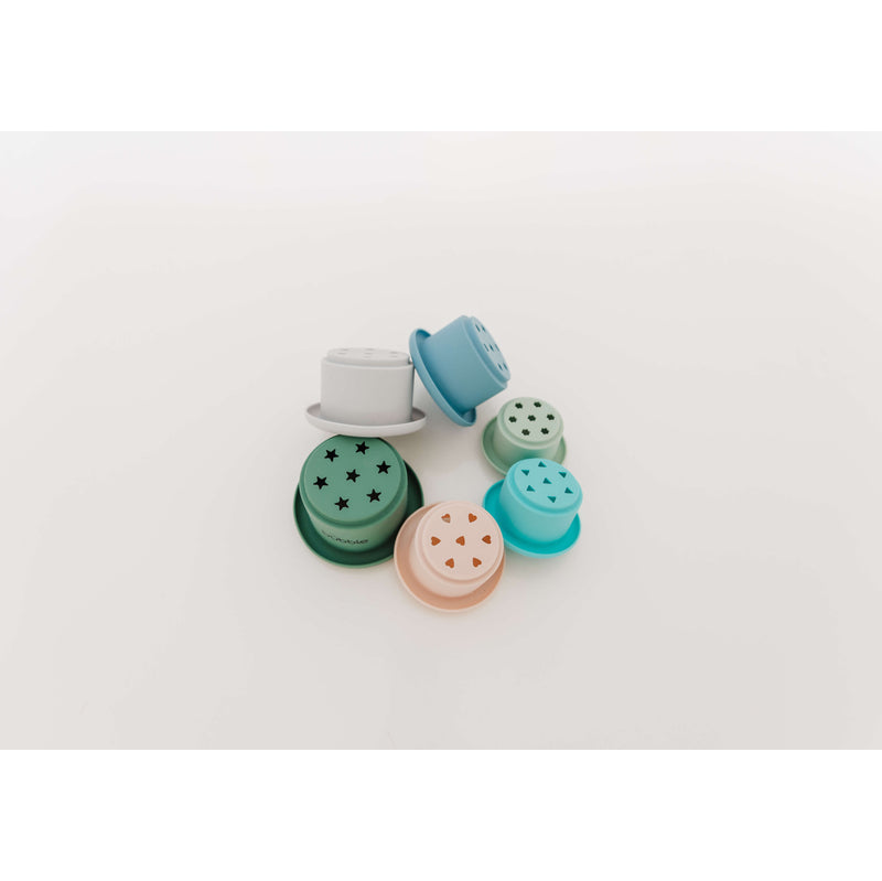 Bubble Silicone Stacking Cups