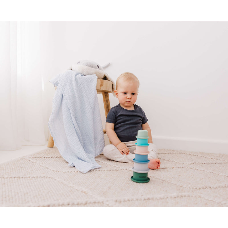 Bubble Silicone Stacking Cups