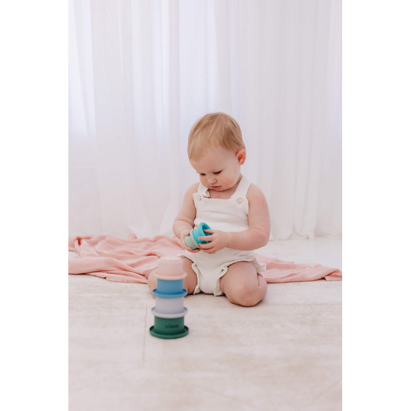 Bubble Silicone Stacking Cups
