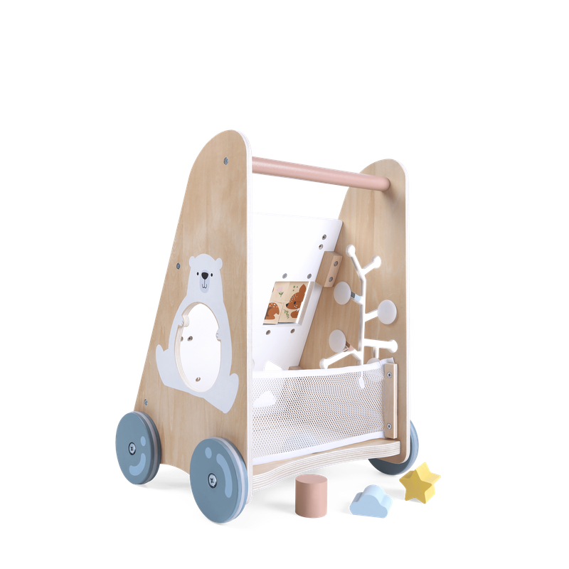 Bubble Wooden Activity Play Walker