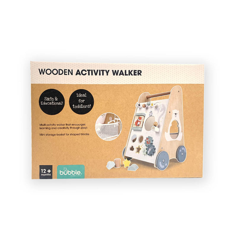 Bubble Wooden Activity Play Walker