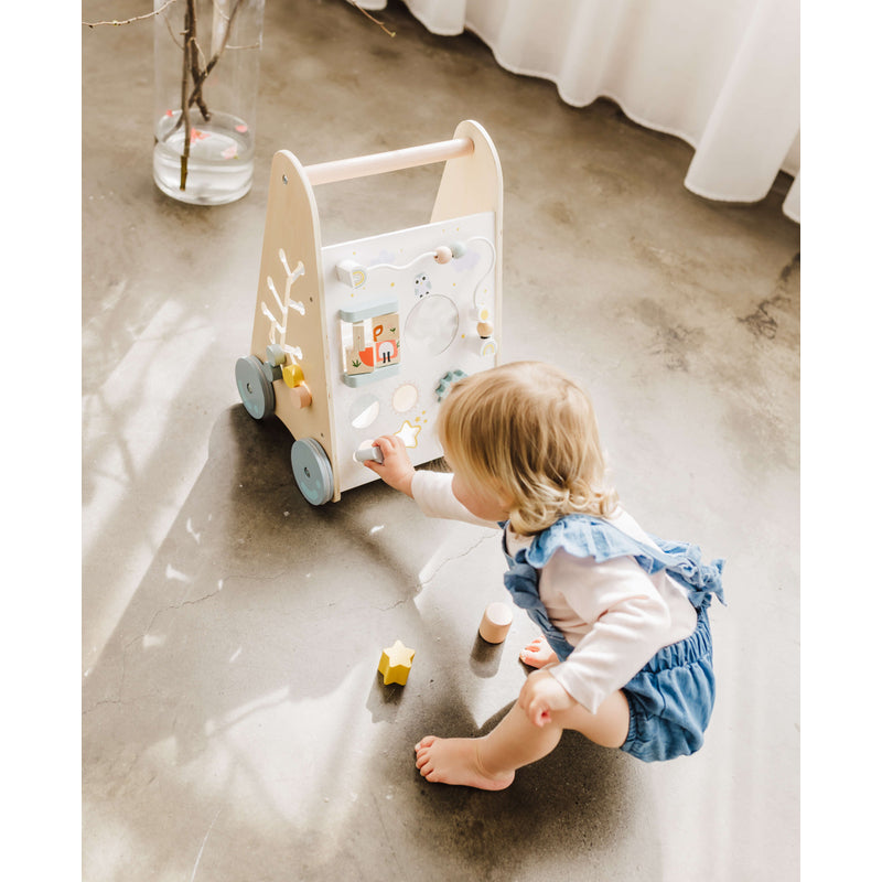 Bubble Wooden Activity Play Walker