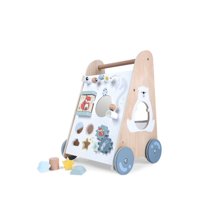 Bubble Wooden Activity Play Walker