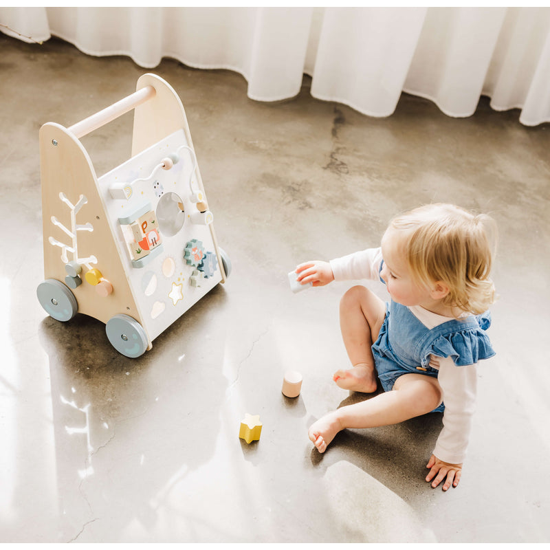 Bubble Wooden Activity Play Walker