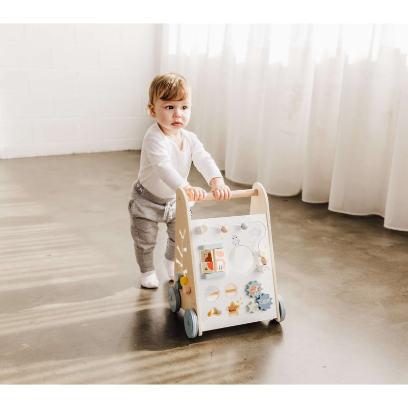 Bubble Wooden Activity Play Walker