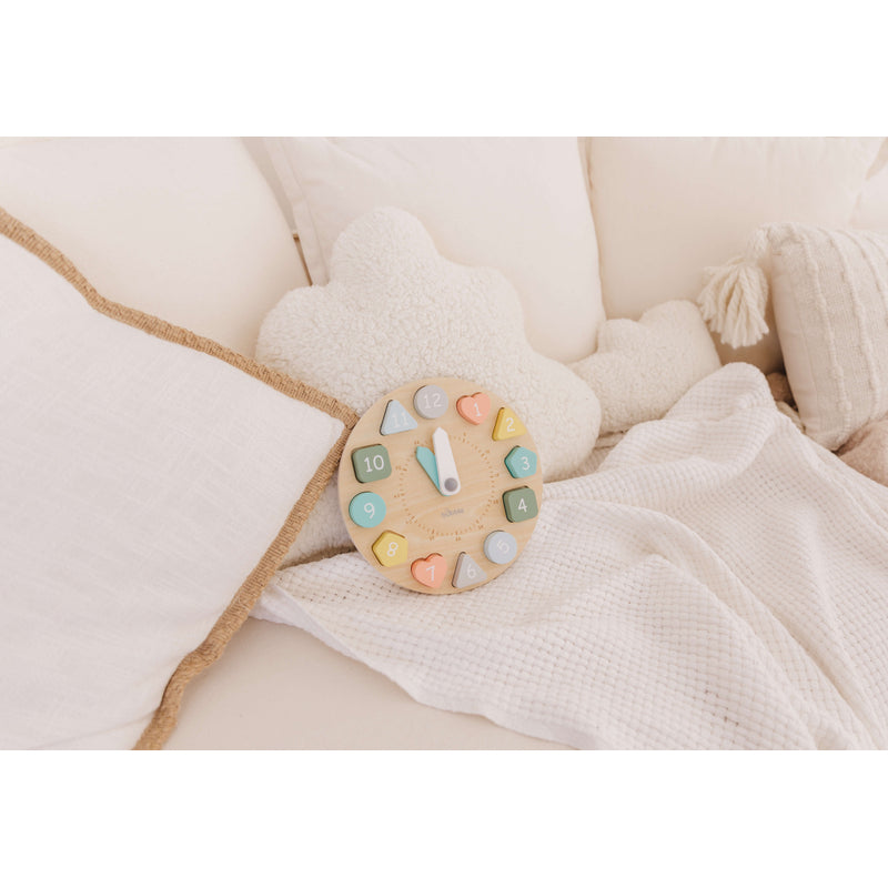 Bubble Wooden Learning Clock