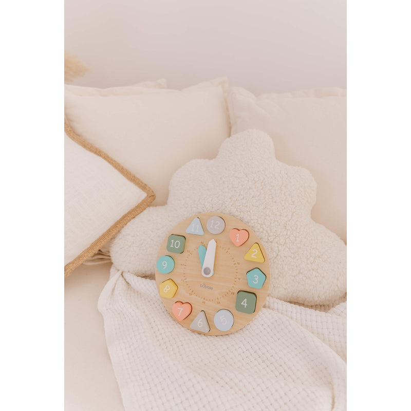 Bubble Wooden Learning Clock