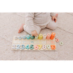 Bubble Wooden Numbers & Blocks Counting Set