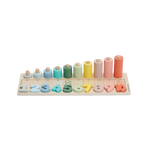Bubble Wooden Numbers & Blocks Counting Set