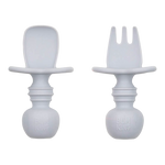 Bumkins Silicone Chewtensils - Grey