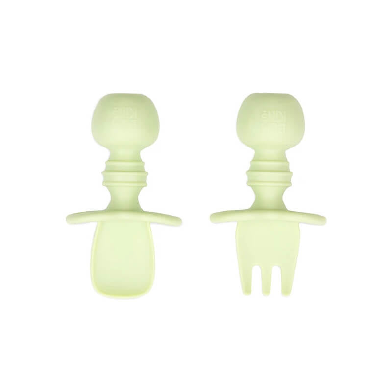 Bumkins Silicone Chewtensils - Sage