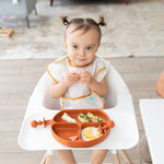 Bumkins Silicone Suction Plate - Clay