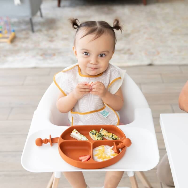 Bumkins Silicone Suction Plate - Clay