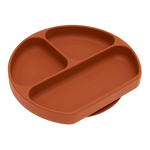 Bumkins Silicone Suction Plate - Clay