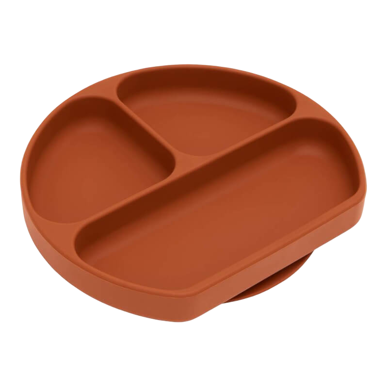 Bumkins Silicone Suction Plate - Clay