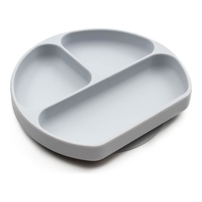 Bumkins Silicone Suction Plate - Grey
