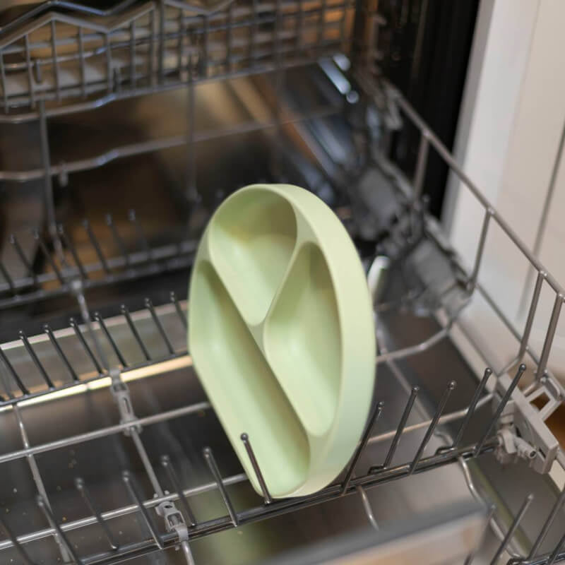 Bumkins Silicone Suction Plate - Sage