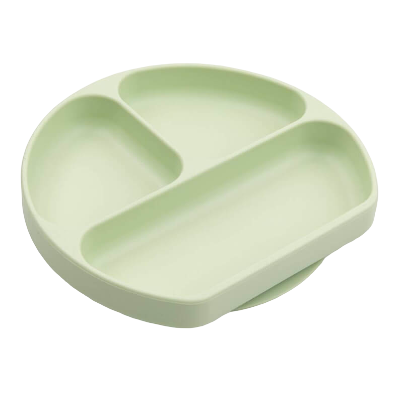 Bumkins Silicone Suction Plate - Sage