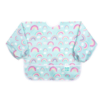 Bumkins Waterproof Sleeved Bib - Rainbows