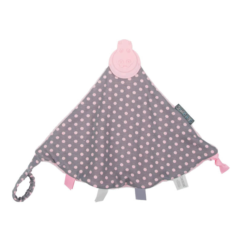 Cheeky Chompers Comfortchew - Polka Dot Pink