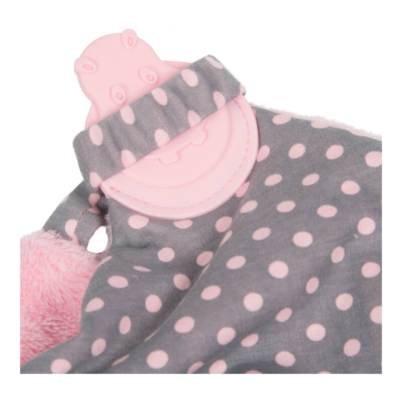Cheeky Chompers Comfortchew - Polka Dot Pink