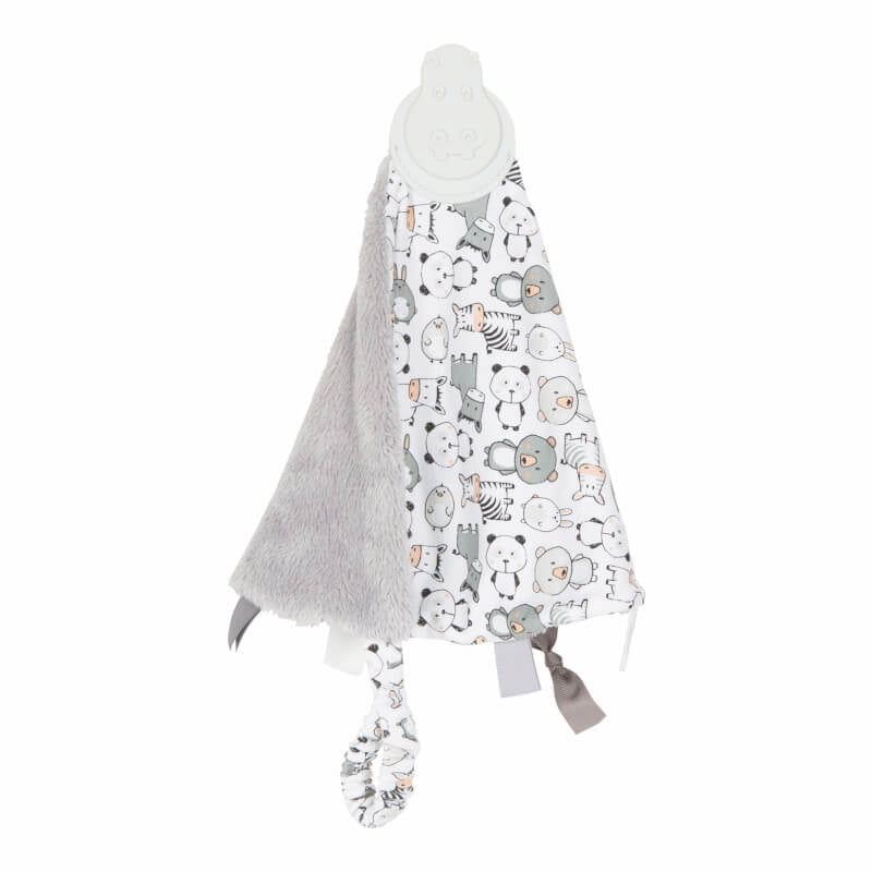 Cheeky Chompers Comfortchew Baby Comforter with Teether - Panda Pals