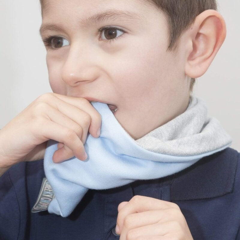 Cheeky Chompers Neckerchew - Preppy Stripes Large