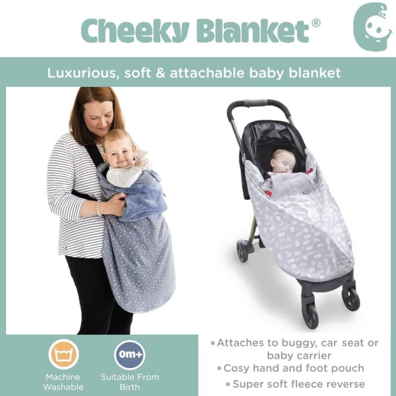 Cheeky Chompers Travel Blanket - Botanical Bloom