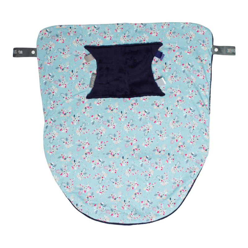 Cheeky Chompers Travel Blanket - Botanical Bloom