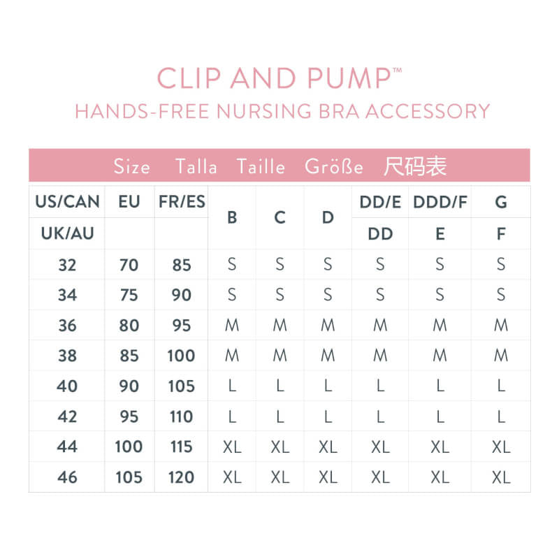 Clip and Pump Hands Free Nursing Bra Accessory