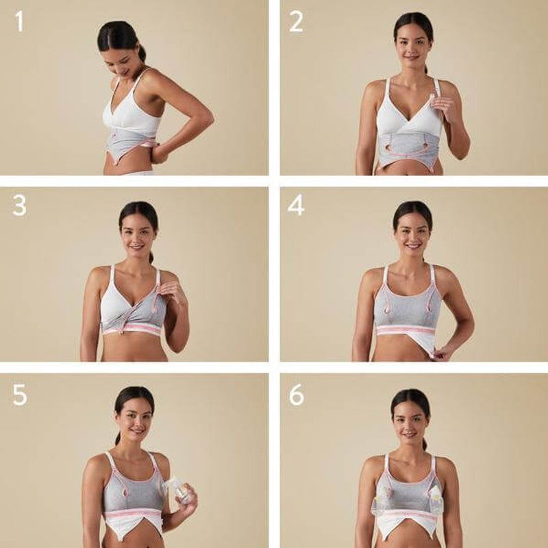 Clip and Pump Hands Free Nursing Bra Accessory