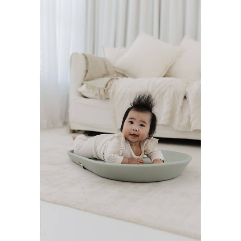 Bubble Cuddle Changing Mat - Sage