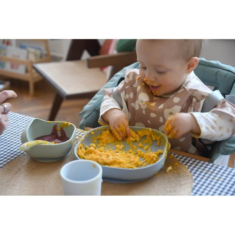 Curved Silicone Suction Meal Set