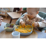 Curved Silicone Suction Meal Set