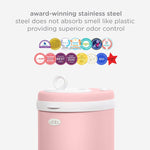 Nappy Bin - Matte Pink