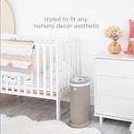 Nappy Bin - Matte Taupe