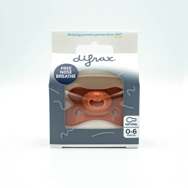 Difrax Pacifier Natural 0-6 months Pure - Brick