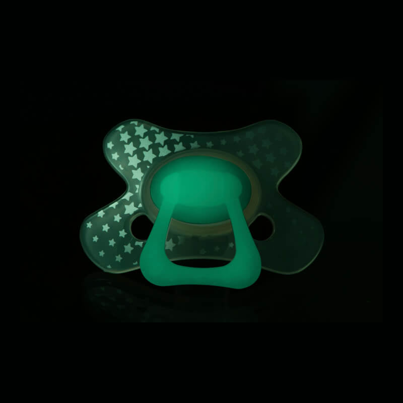 Difrax Pacifier Natural 6+ months - Glow in the Dark