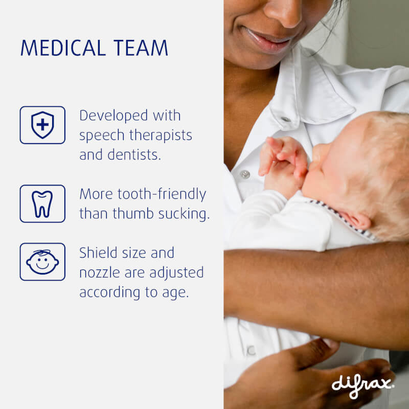 Difrax Pacifier Natural Newborn Nature - Mist