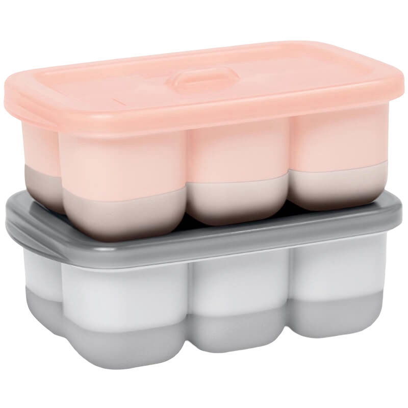 Skip Hop Easy-Fill Freezer Trays - Grey/Coral