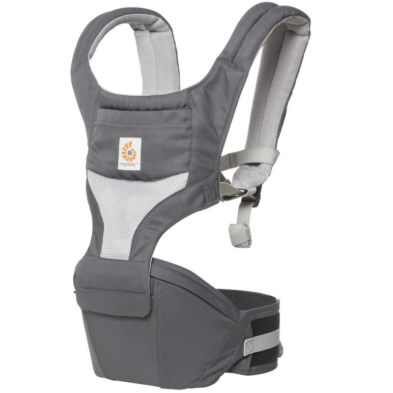 Ergobaby Hipseat 6 Position Carrier - Cool Mesh - Carbon Grey