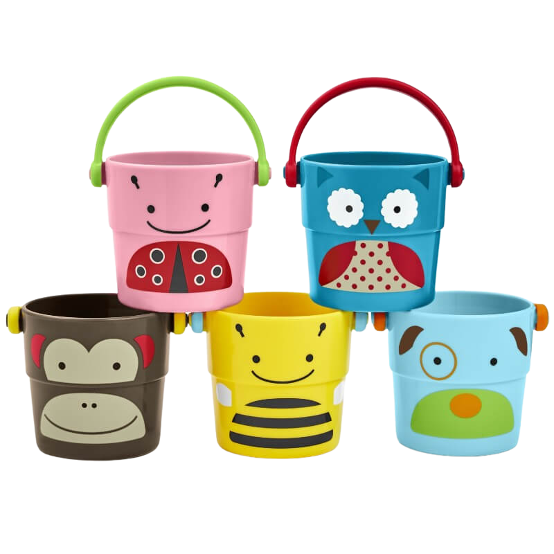 Skip Hop Explore & More - Zoo Stack & Pour Buckets