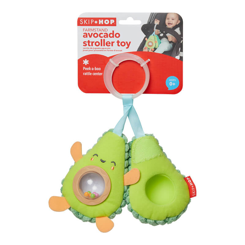 Skip Hop Farmstand Avocado Stroller Toy
