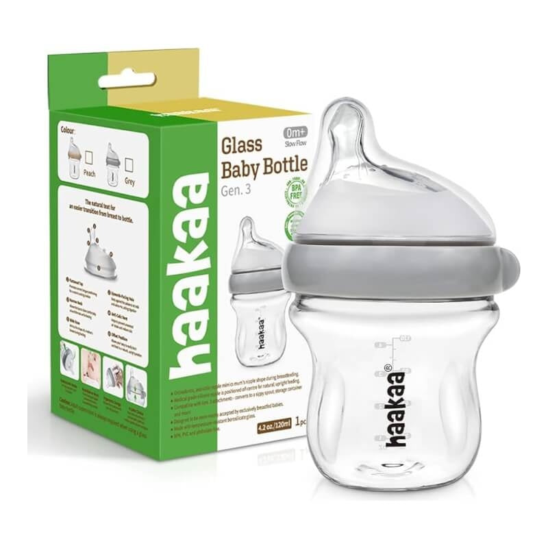 Haakaa Generation 3 Glass Bottle - 120ml
