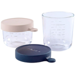 Beaba Glass & Silicone Containers 2 Pack 150ml & 250ml