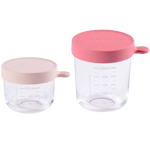 Beaba Glass & Silicone Containers 2 Pack 150ml & 250ml