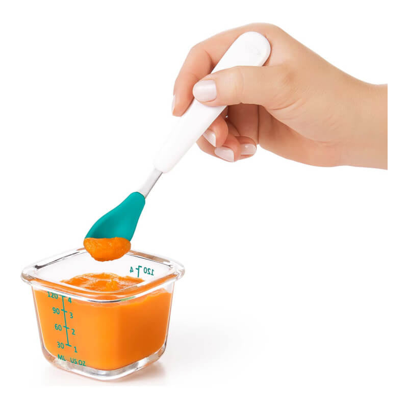 OXO Tot Glass Baby Blocks™ - Teal 4x4oz