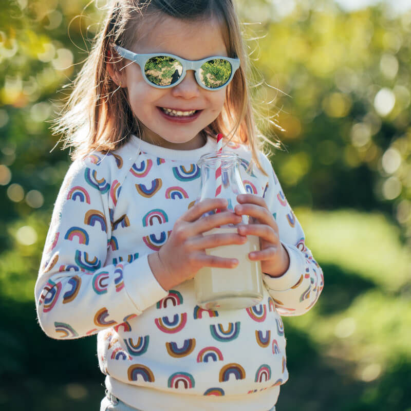 KOOLSUN Boston - Kids Sunglasses - Black - 1-4 years